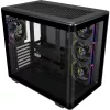 Elite 600 ARGB , korpusas Tower juodas, grūdintas stiklas x 2