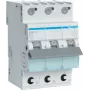 Hager MBS313. Vardinė srovė: 13 A, kintamosios srovės įėjimo dažnis: 50/60 Hz, vardinė išėjimo srovė: 13 A. Tipas: B tipo, modulių skaičius (maks.): 3 modulis(-iai). Plotis: 52,5 mm, gylis: 70 mm, aukštis: ...