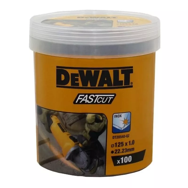 Šlifavimo diskas DeWALT DT20540-QZ plokščiu centru, skirtas geležiai, metalui, nerūdijančiam plienui