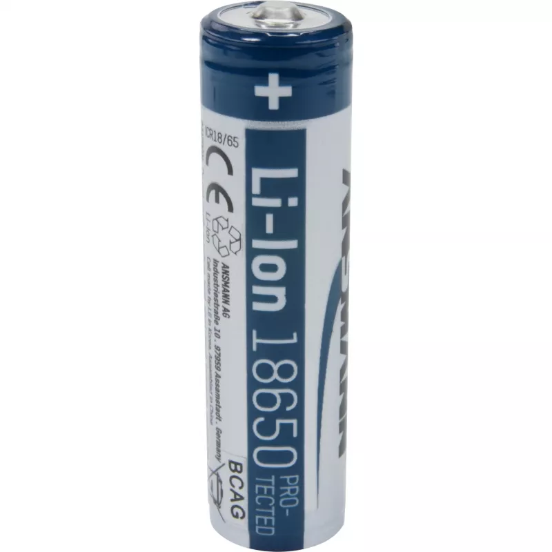 ANSMANN - Baterija 18650 - Li-Ion - 2600 mAh - 9,36 Wh - Sidabrinė (1307-0000)