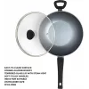 Wok Russell Hobbs RH01709EU 28 cm perlamutrinis, nelimpantis kepimo indas