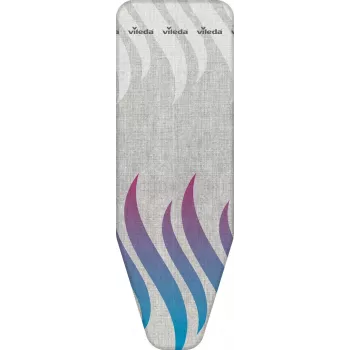Lyginimo lentos viršutinis užvalkalas VILEDA Total Reflect mėlynos, pilkos, baltos spalvos, skirtas 1300 x 450 mm lentoms