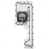 Stealkey Customs Distroplate skirta Fractal Design North D4 — akrilinis rezervuaras (SW10099)