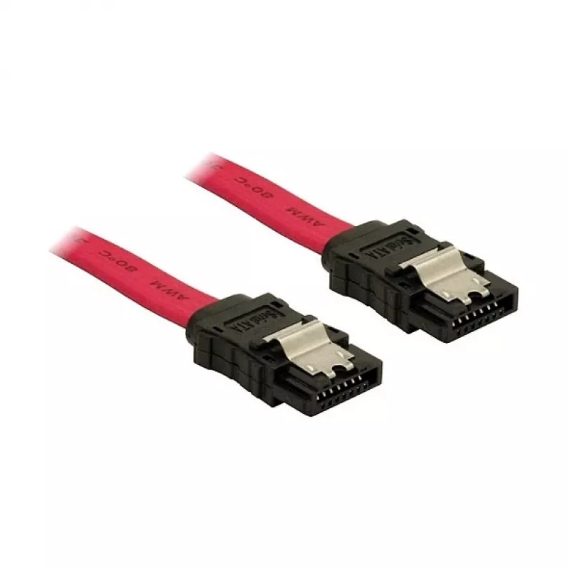 SATA kabelis DeLOCK 84301 0,7 m raudonas