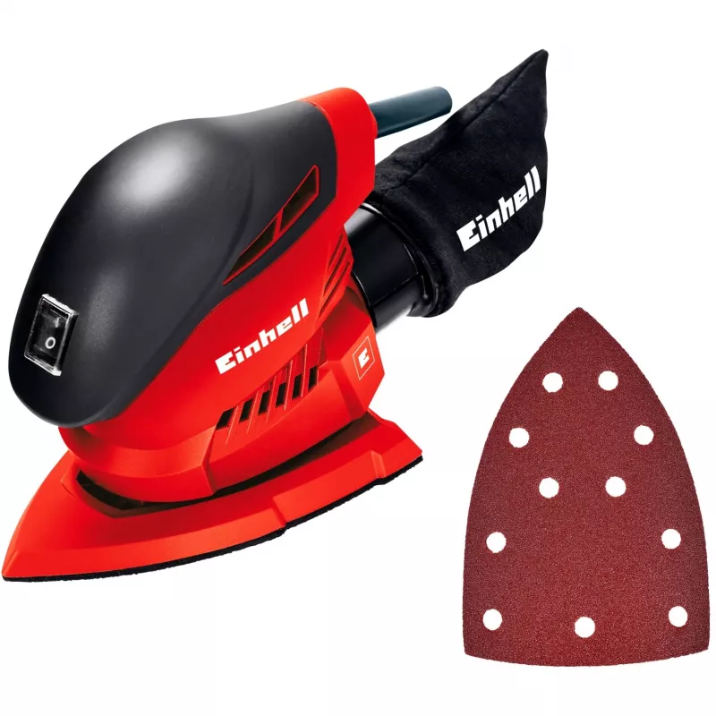 multi-sander TH-OS 1016, deltinis šlifuoklis raudonas/juodas, 100 vatų