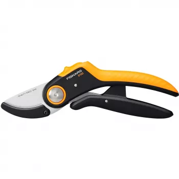 Genėjimo žirklės Fiskars Plus PowerLever Anvil juoda oranžinė
