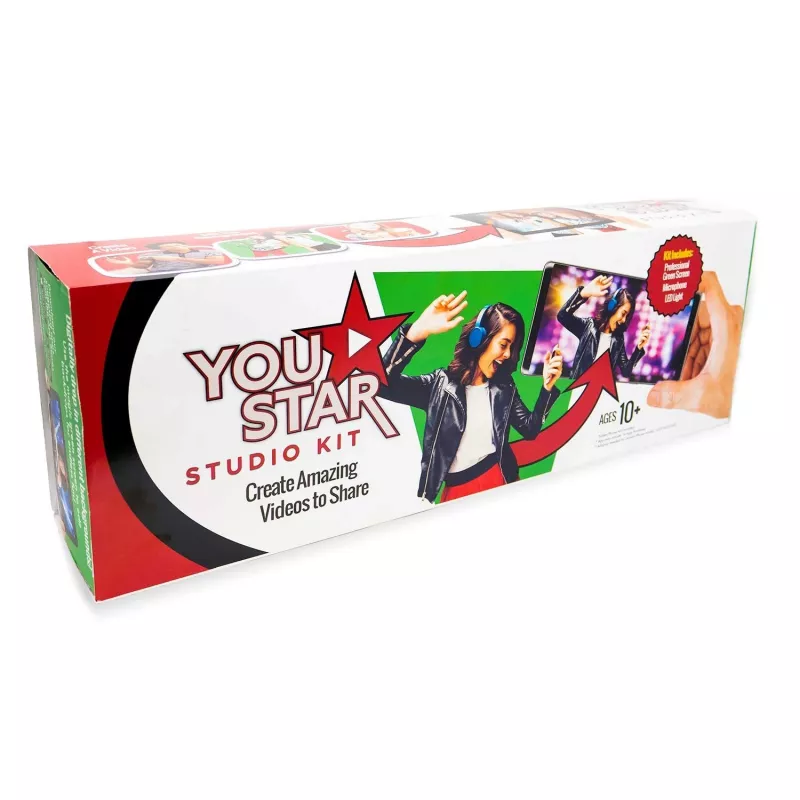 Nešiojamasis apšvietimo studijos rinkinys YouStar 5391524983999 su reguliuojamu trikoju