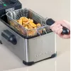 Giliai keptuvė Taurus Fry 3 Single — 3 L talpa, 2000 W, nerūdijantis plienas, reguliuojamas termostatas 150–190 °C