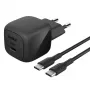 USB-C įkroviklis Belkin BOOSTCHARGE 45W PD PPS – kompaktiškas 45W USB-C PD PPS maitinimo adapteris
