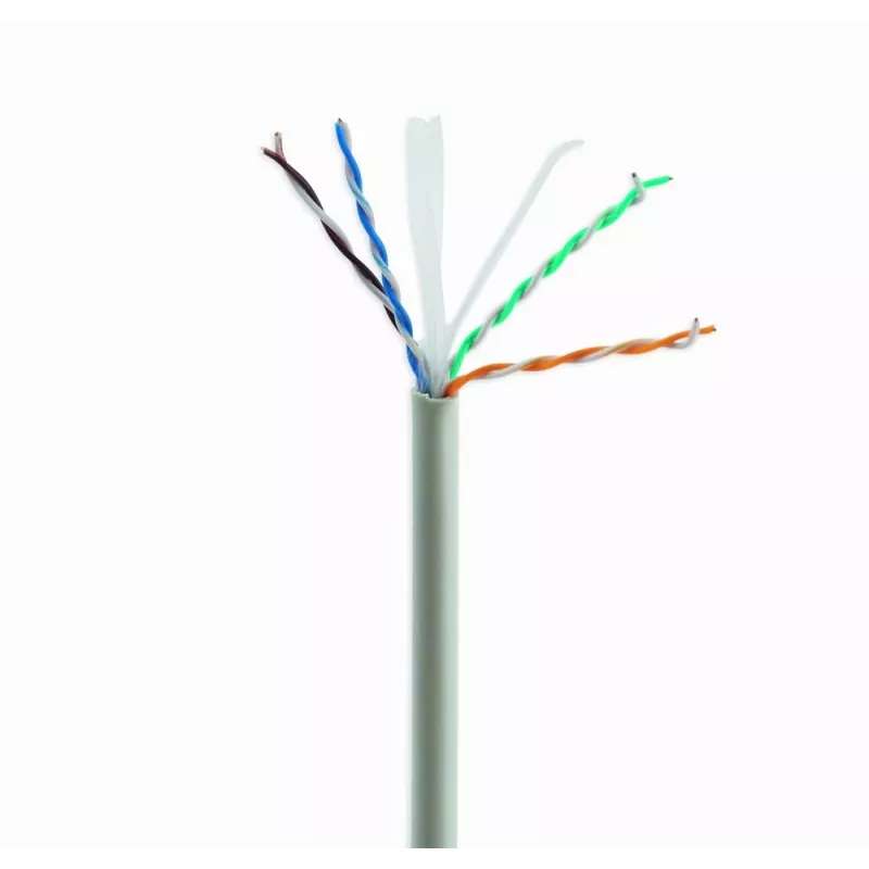 Tinklo kabelis Gembird UPC-6004SE-SOL Cat6 RJ-45 ant ritės, 100 m, pilkas