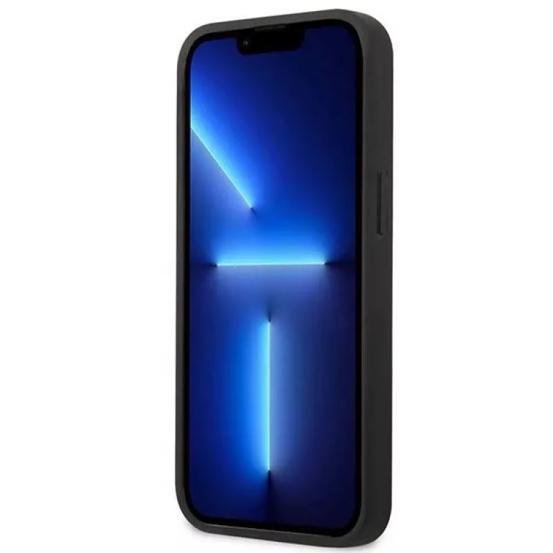 Mercedes MEHCP13SPSQRE iPhone 13 mini 5,4 Raudonas/raudonas kietas dėklas Oda Žvaigždžių raštas