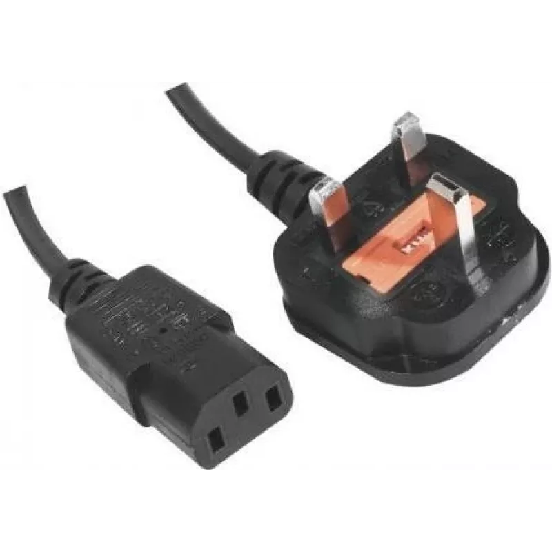 Maitinimo laidas Tecline 809010 juodas 1.8 m