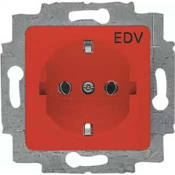 20 EUC/DV-217-101 SCHUKO Kištukinio lizdo įdėklas Raudona RAL3020 (2CKA002011A6251)