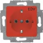 20 EUC/DV-217-101 SCHUKO Kištukinio lizdo įdėklas Raudona RAL3020 (2CKA002011A6251)