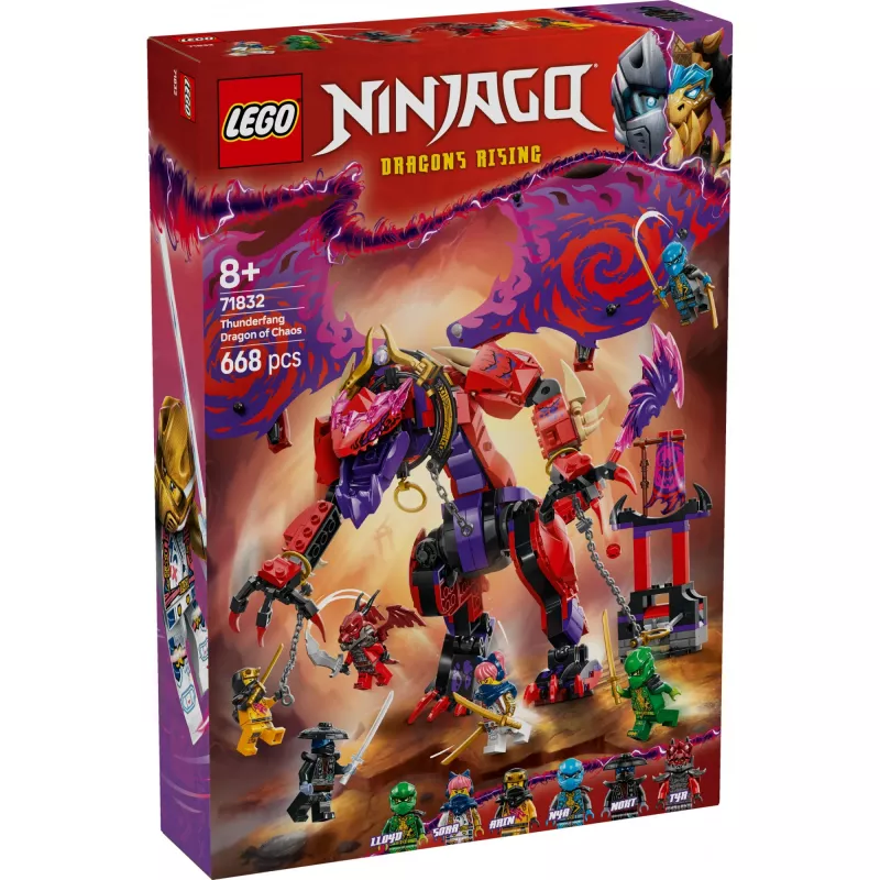 LEGO NINJAGO 71832 Thunderfang Dragon of Chaos