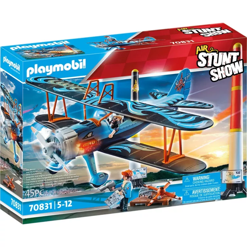 70831 Air Stuntshow Dvisparnis Phoenix, konstravimo žaislas