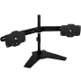 SilverStone SST-ARM23BS-L - dvigubas monitoriaus laikiklis - juodas