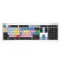 Logickeyboard LKB-MCOM4-AJPU-FR klaviatūra USB AZERTY prancūziška sidabrinė (LKB-MCOM4-AJPU-FR)