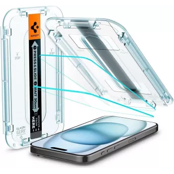 Spigen AGL06903 ekrano / galinio dangtelio apsauga išmaniesiems telefonams skaidrus ekrano apsaugas Apple 2 vnt. (AGL06903)
