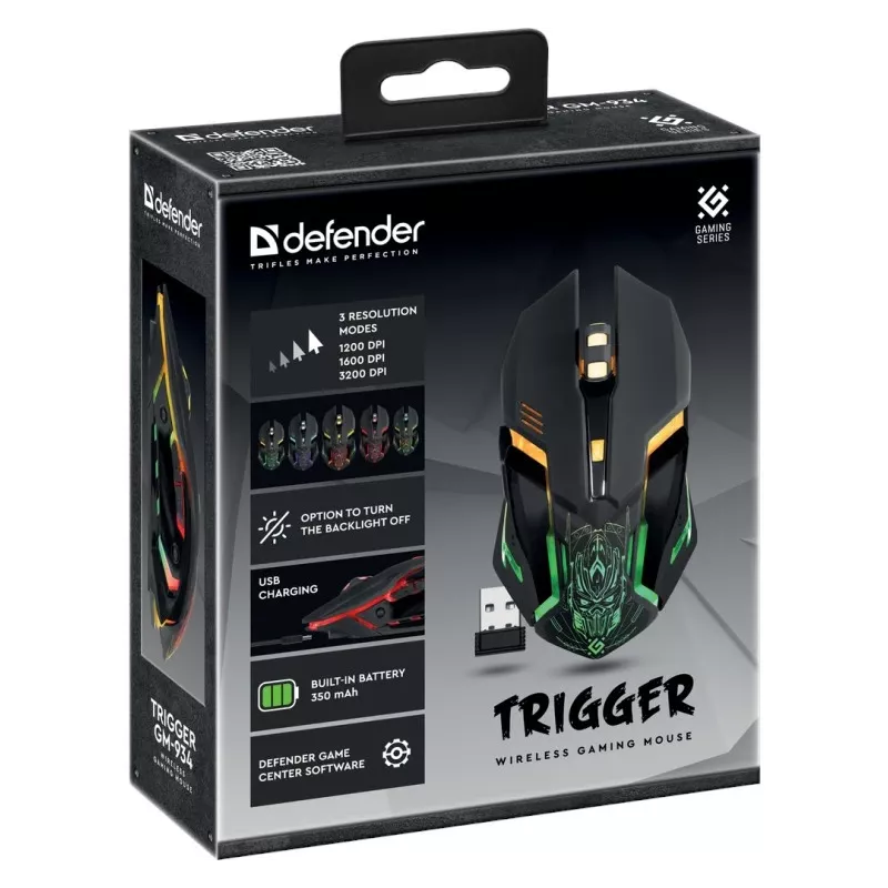 Belaidė žaidimų pelė TRIGGER GM-934