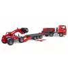 Transporto priemonių rinkinys BRUDER MAN TGA krautuvas su Manitou krautuvu