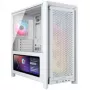 Corsair FRAME 4000D LCD RS PC korpusas, Midi-Tower, ATX, ARGB, grūdintas stiklas - balta