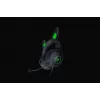 Razer Kraken V2 Pro Kitty Edition – laidinis ausinių komplektas, uždengiančios ausines, juodos spalvos, žaidimams