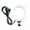 LED žiedinė lemputė, 16 cm, USB