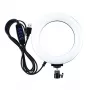 LED žiedinė lemputė, 16 cm, USB