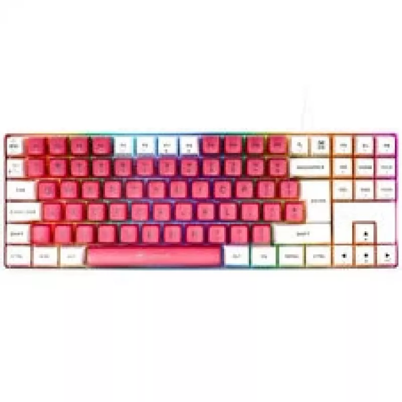 GAMIAC TKL90G žaidimų klaviatūra, Kailh Mėlyna – balta/raudona