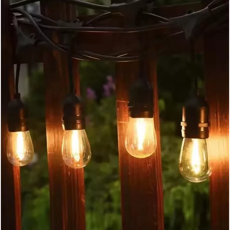 Lauko girliandos Lite bulb moments Extralink 10 m, 10 lempučių, sodo girlianda