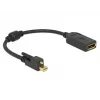 DisplayPort laidas DeLOCK 62638 Mini DisplayPort 0,25 m juodas
