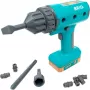 Žaislinis belaidis atsuktuvas BRIO Builder modelis 63460000 — realistinio dizaino, baterijomis maitinamas žaidimų įrankis