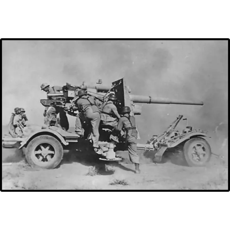 Konstruktorius Cobi Building Blocks 8.8 cm Flak su priekaba — 360 dalių