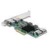 DeLOCK PCI Express x4 kortelė 2 x USB 5 Gbps Type-A 2 x vidinis USB