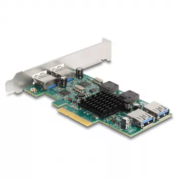DeLOCK PCI Express x4 kortelė 2 x USB 5 Gbps Type-A 2 x vidinis USB