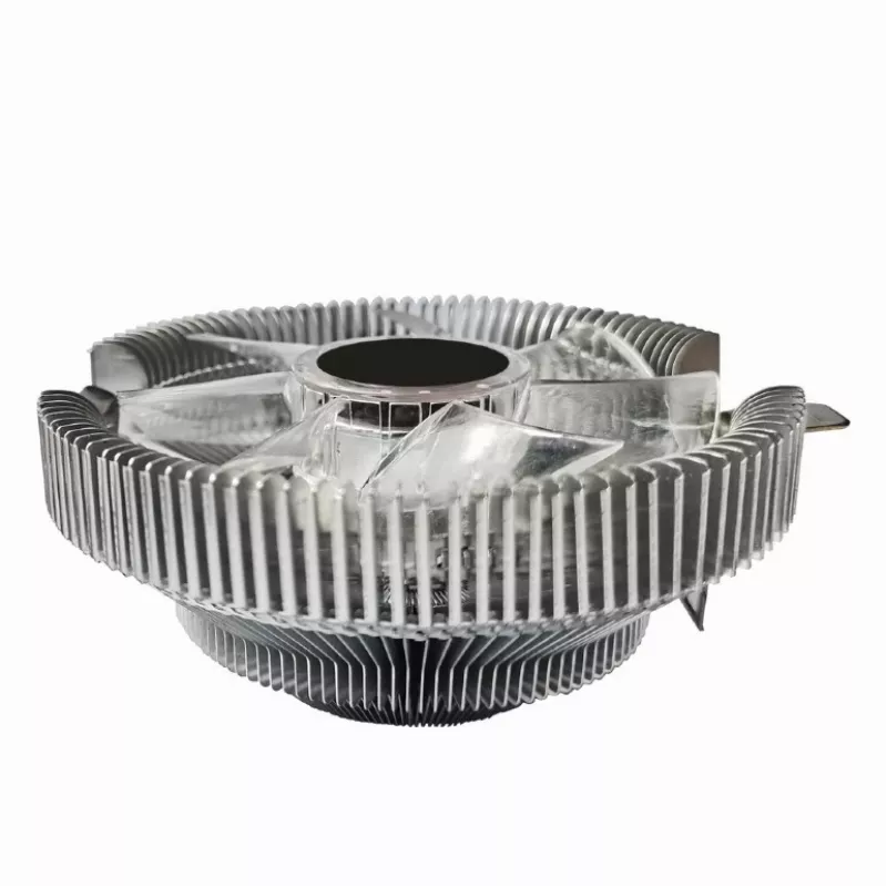 Oro aušintuvas Gembird CPU-HURACAN-X40 — 90 mm ventiliatorius, 800–1600 RPM, LGA 775 palaikymas, skaidrus