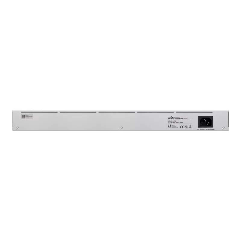 Ubiquiti UniFi 24 prievadų PoE valdomas L2/L3 Gigabit Ethernet (10/100/1000) „Power over Ethernet“ (PoE) 1U sidabrinis