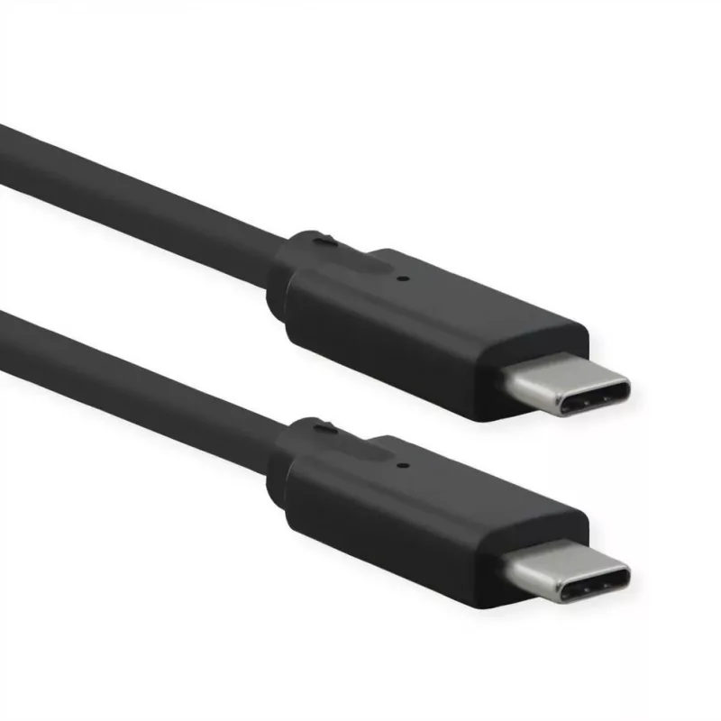 USB laidas ROLINE 11.02.9071 USB 3.2 Gen 2 1 m USB C Juoda