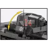 Statybinis rinkinys Cobi Panzer I Ausf. B – 654 detalės, detalus tanko modelio rinkinys