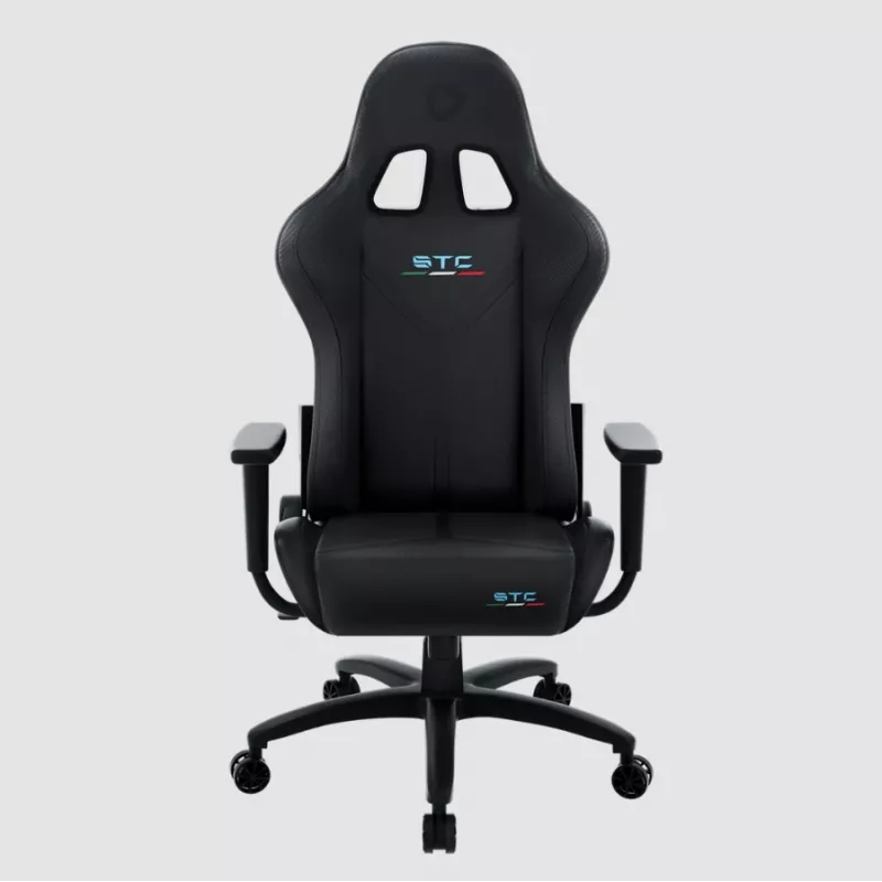 Žaidimų kėdė Onex STC Tribute Hardcore Juoda — ergonomiška PC/konsolės sėdynė, reguliuojamas aukštis ir atlošas