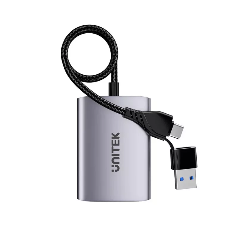 USB-C / USB-A prie 2× HDMI MST FullHD adapteris Unitek V1427A01