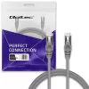 komutacinis kabelis QOLTEC 54528 2xRJ45 CAT5e 3m juodas