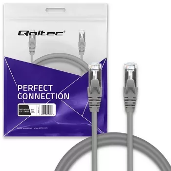 komutacinis kabelis QOLTEC 54528 2xRJ45 CAT5e 3m juodas