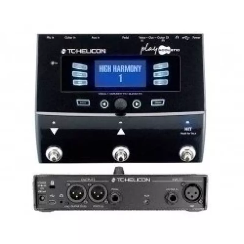 Akustinės gitaros procesorius TC‑Helicon Play Acoustic 000-DEF01-00010 su vokalo efektais