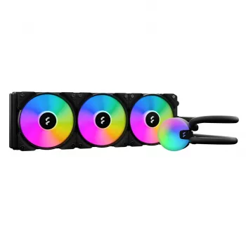 Fractal Design Lumen S36 v2 RGB procesoriaus aušintuvas „viskas viename“ skysčio 12 cm juodas 1 vnt.