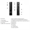 Stalinis kompiuteris Lenovo OptiPlex 3090 (atnaujintas, B klasė) — Intel Core i5-10500T, 8 GB RAM, 256 GB NVMe, Intel UHD Graphics 630, Windows 11 Pro