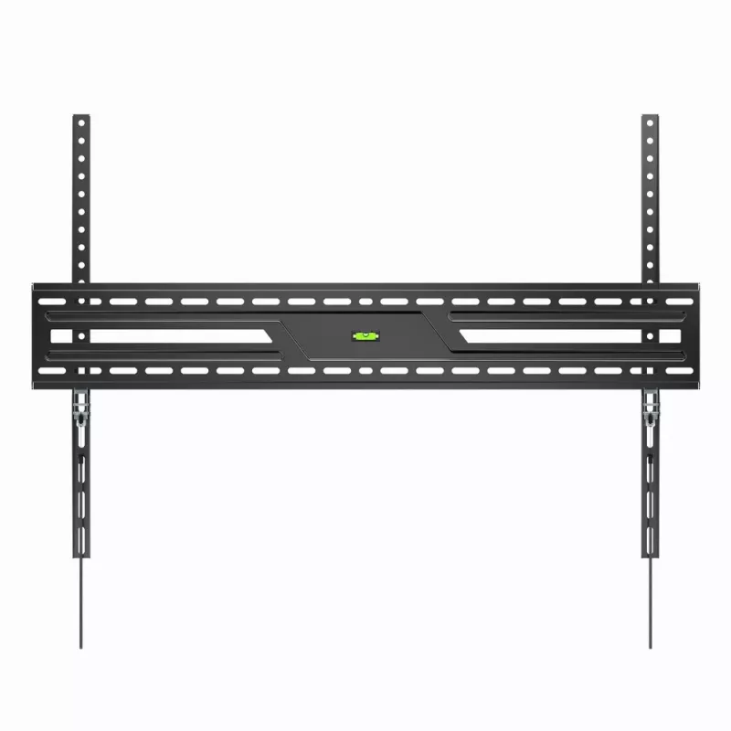 Fiksuotas televizoriaus sieninis laikiklis GEMBIRD WM-100F-01 43–100 colių ekranams, plienas, maks. apkrova 75 kg, VESA 75x75–900x600