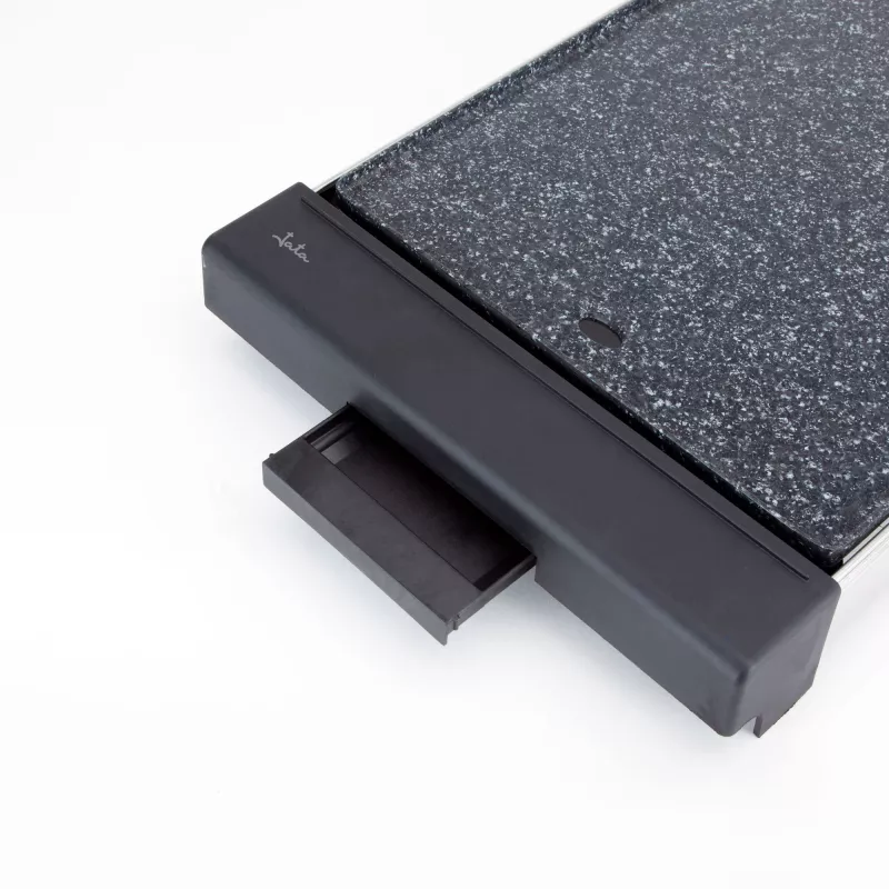 Kontaktinė kepsninė Jata JEGR3000 — stačiakampė 480×320 mm, 2700 W, jutiklinis valdymas, juoda