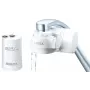 Vandens čiaupo filtras BRITA ON TAP V CU CE2 (1052067) — 4 pakopų, 600 L talpa, 3 režimai, 5 adapteriai, baltas